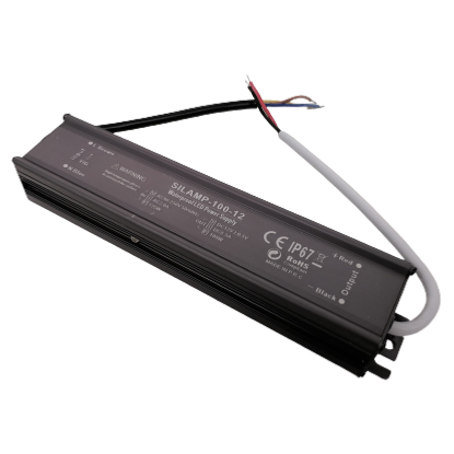 Transformateur d'alimentation d'énergie pour bandes LED - 12v - 100 watts  IP67 