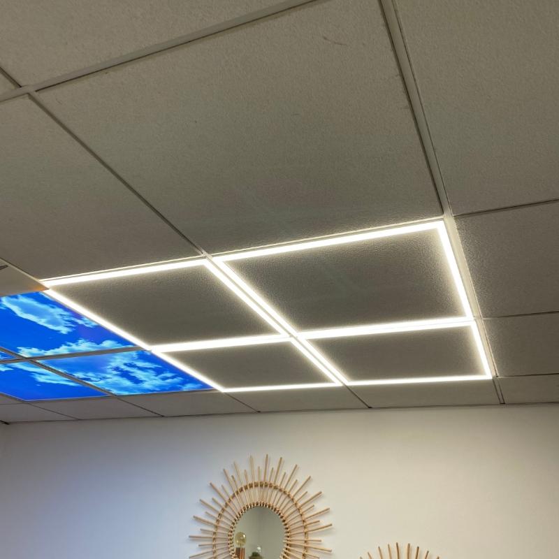 Combien de dalles LED au m2 ? 