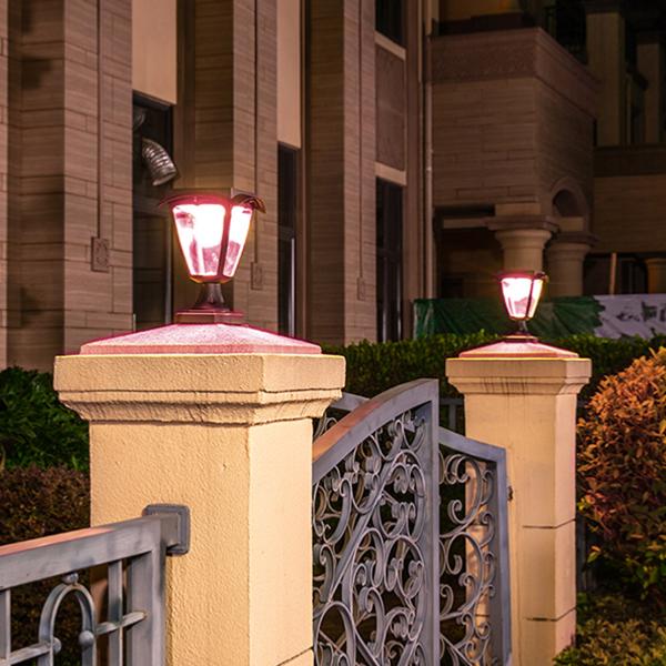 Lampadaire extérieur lumineux RGB LED dimmable patio lamp garden avec  télécommande, plastique blanc, gradateur changeur de couleur, H 120 cm, ETC Shop: lampes, mobilier, technologie. Tout d'une source.