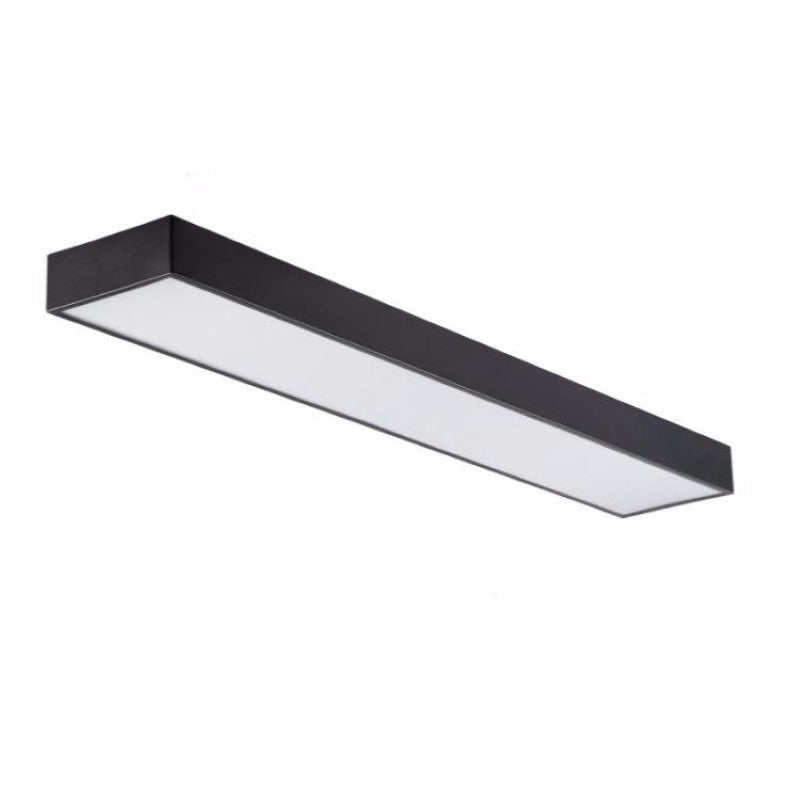 Réglette lumineuse LED 120cm 45W Suspendue NOIR (Pack de 5