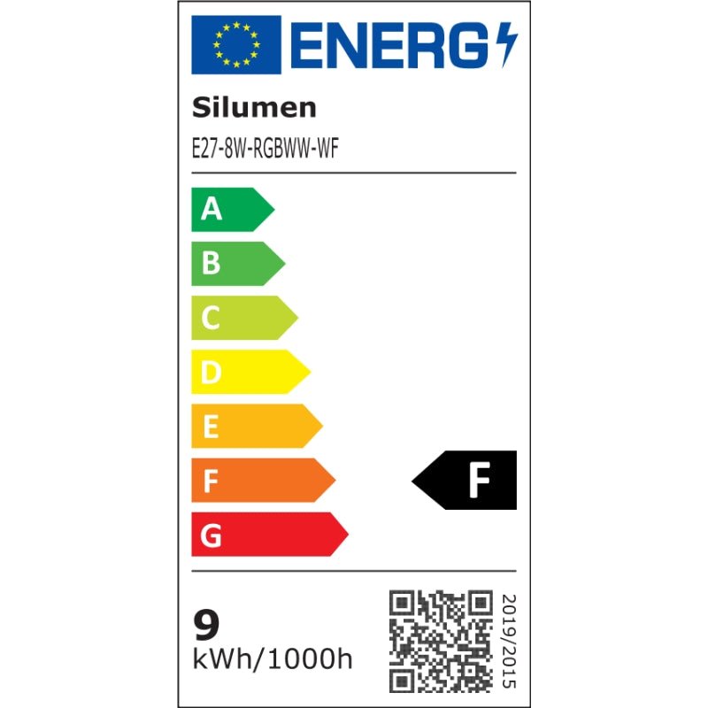 Ampoule LED Connectée Wifi E27 8.5W RGBW A60 - Silamp France