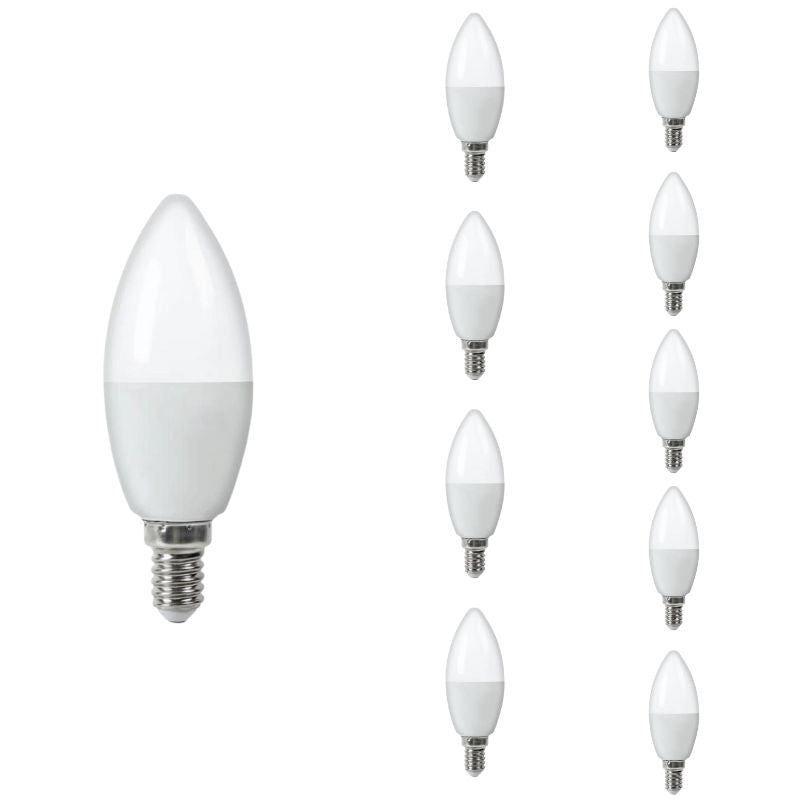 Ampoule LED E14 4.8W C37 (Pack de 10) - Silamp France