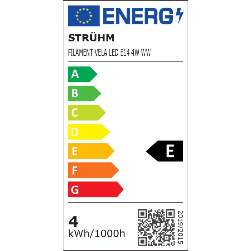 Ampoule LED E14 C35 4W Filament - Silamp France