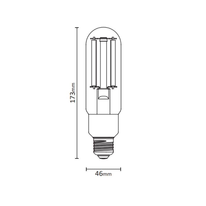 Ampoule LED Éclairage Public E27 18W 2700lm - Silamp France