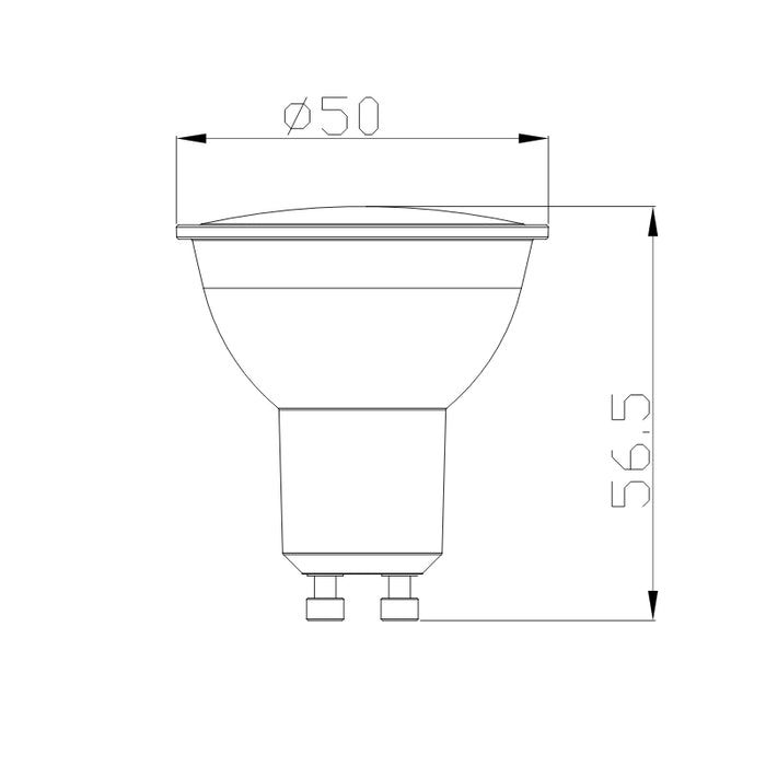 Ampoule LED GU10 4.5W (Pack de 10) - Silamp France