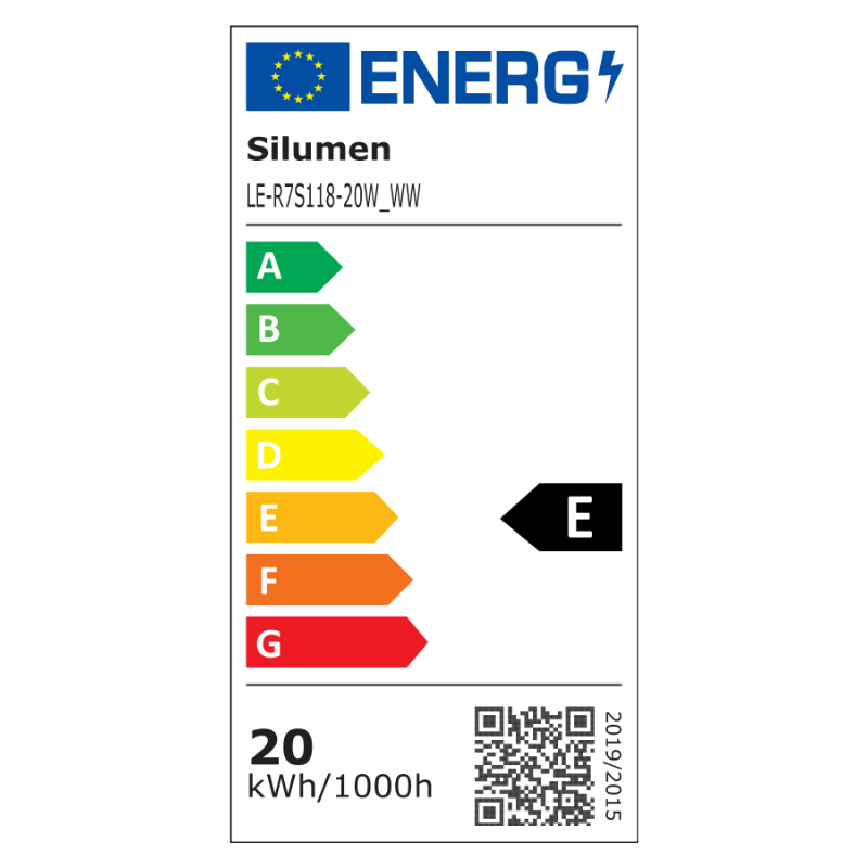 Ampoule LED R7S 30mm 20W 220V 300° - Silamp France