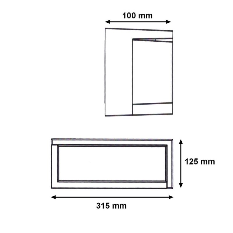 Applique LED Murale Extérieure Blanche 24W Température de Couleur Variable - 3000K/4000K/6000K - Silamp France