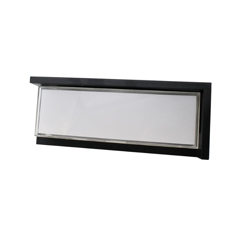 Applique LED Murale Extérieure Noire 24W Température de Lumière Variable - 3000K/4000K/6000K - Silamp France