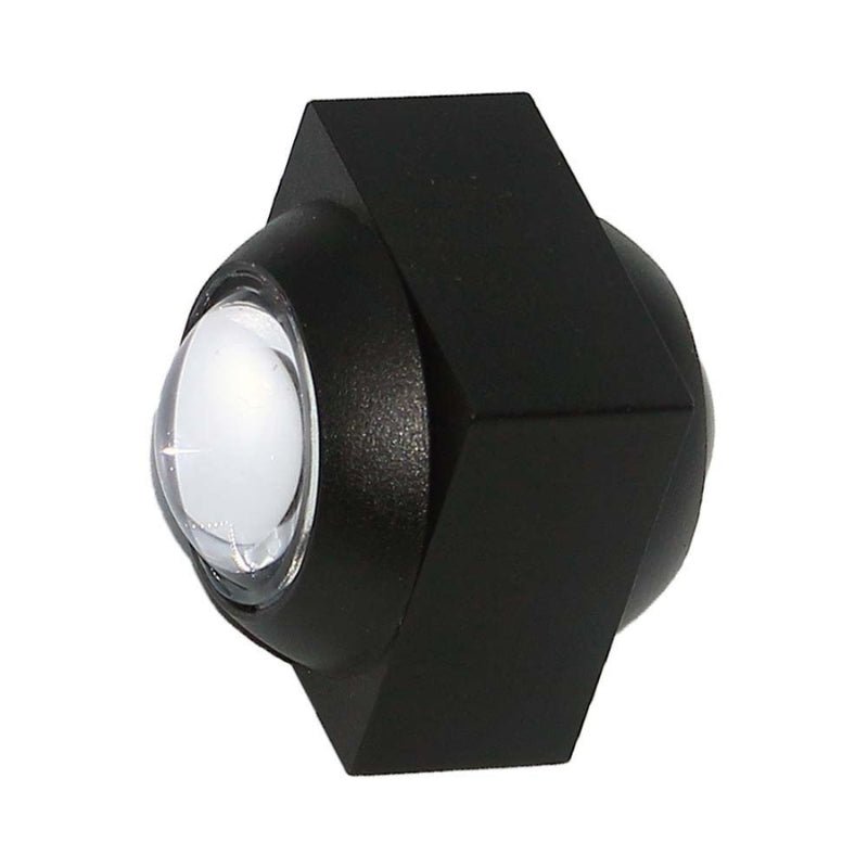 Applique Murale Led COB Double Faisceaux Corps Noir - Silamp France