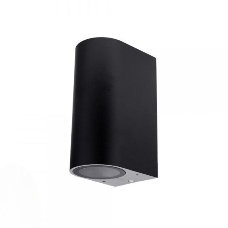 Applique Murale Noire LED IP44 double faisceau GU10 - Silamp France