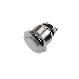 Bouton Poussoir Métallique 2A 250V Chrome