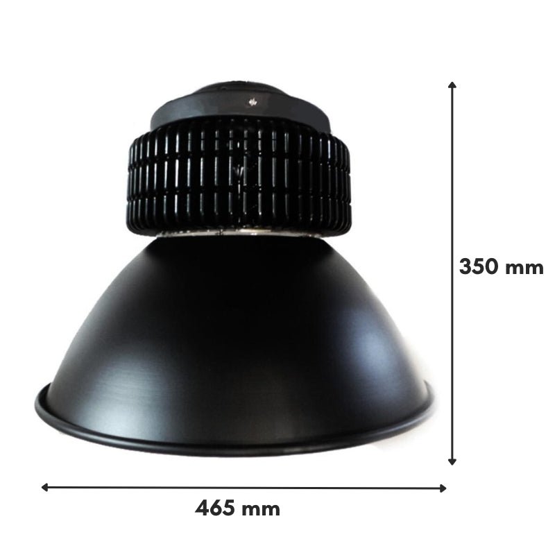 Cloche LED Industrielle 200W 120° NOIR (Pack de 5) - Silamp France