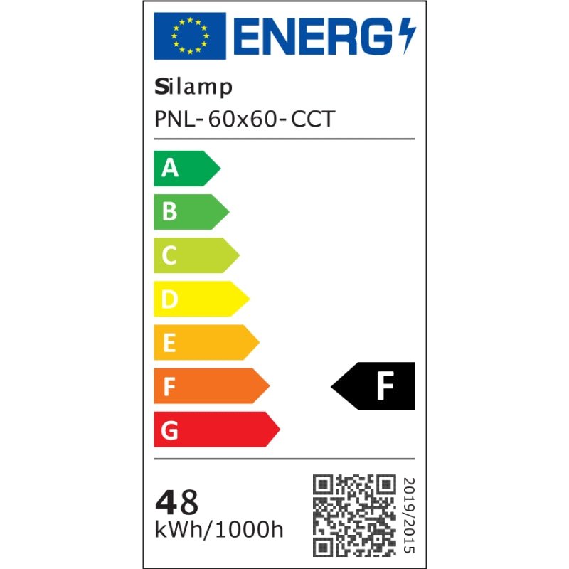 Panneau LED CCT 60x60cm BLANC 48W - 3000K/4000K/6000K (Pack de 2) - Silamp France