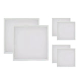 Panneau LED CCT 60x60cm BLANC 48W - 3000K/4000K/6000K (Pack de 6)