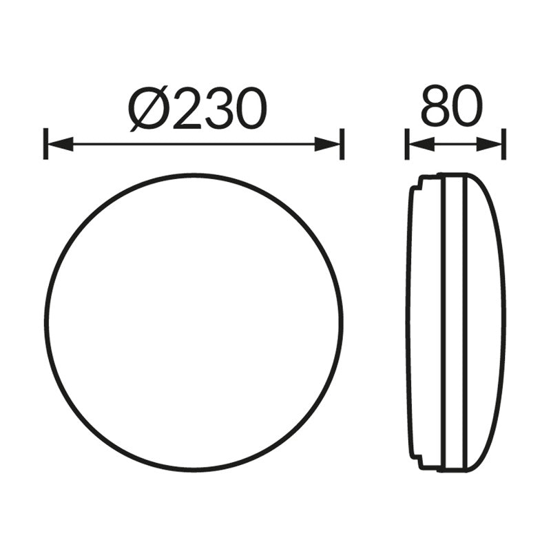 Plafonnier Étanche pour Ampoule E27 Blanc Opaque - Silamp France