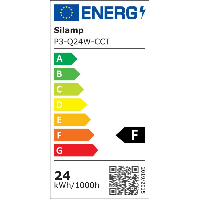 Plafonnier LED Carré 24W BLANC CCT - Silamp France