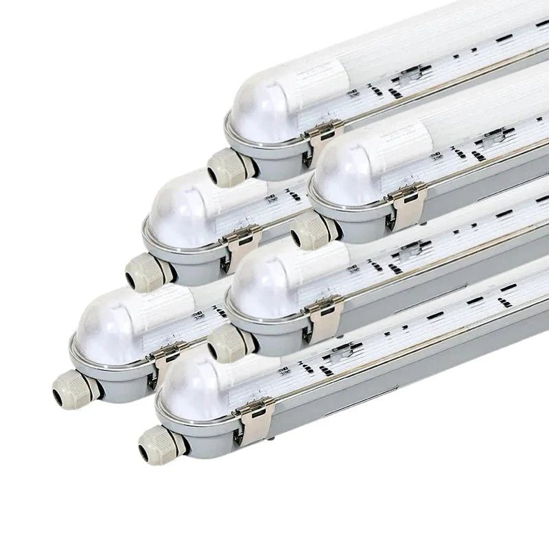 Réglette étanche 120 cm pour 1 Tube LED T8 IP65 (Boitier vide) (Pack de 6) - Silamp France