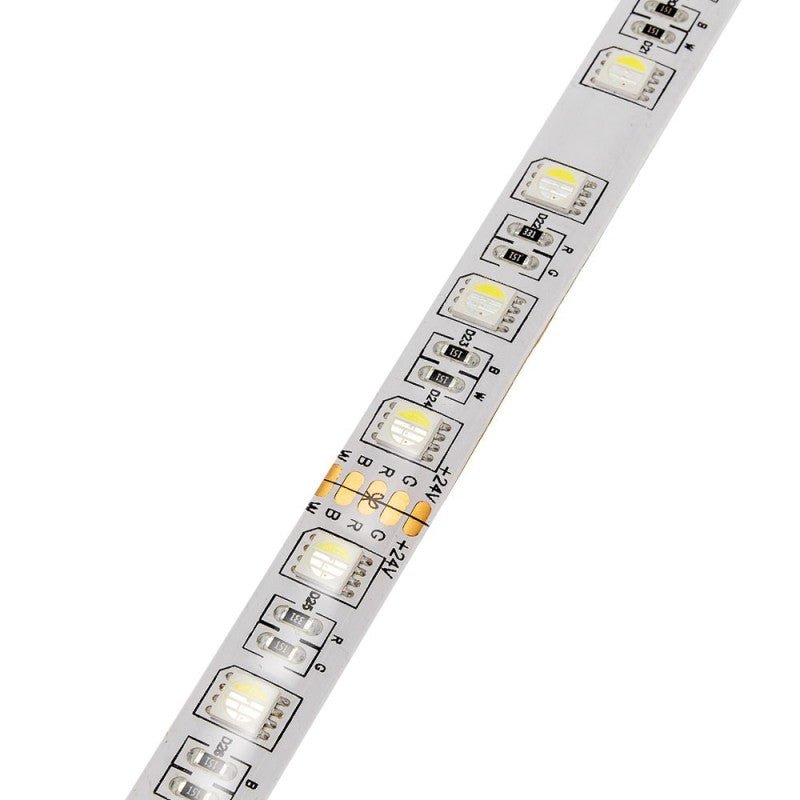 Ruban LED RGBWH 24V 80W 5M 5050 IP54 60LED/m - Silamp France