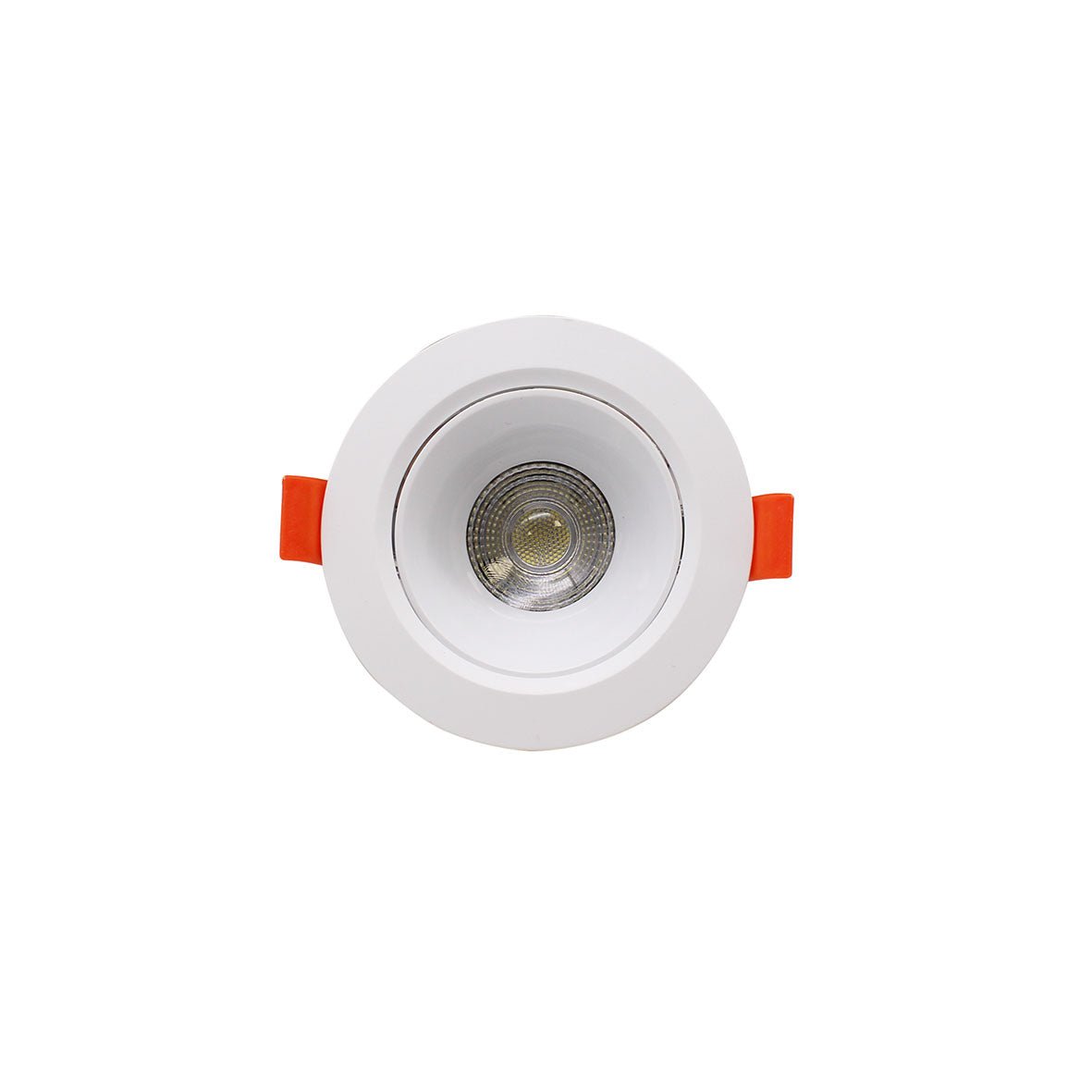 Spot LED Encastrable 7W BLANC Orientable 30° Transformateur Intégré (Pack de 10) - Silamp France