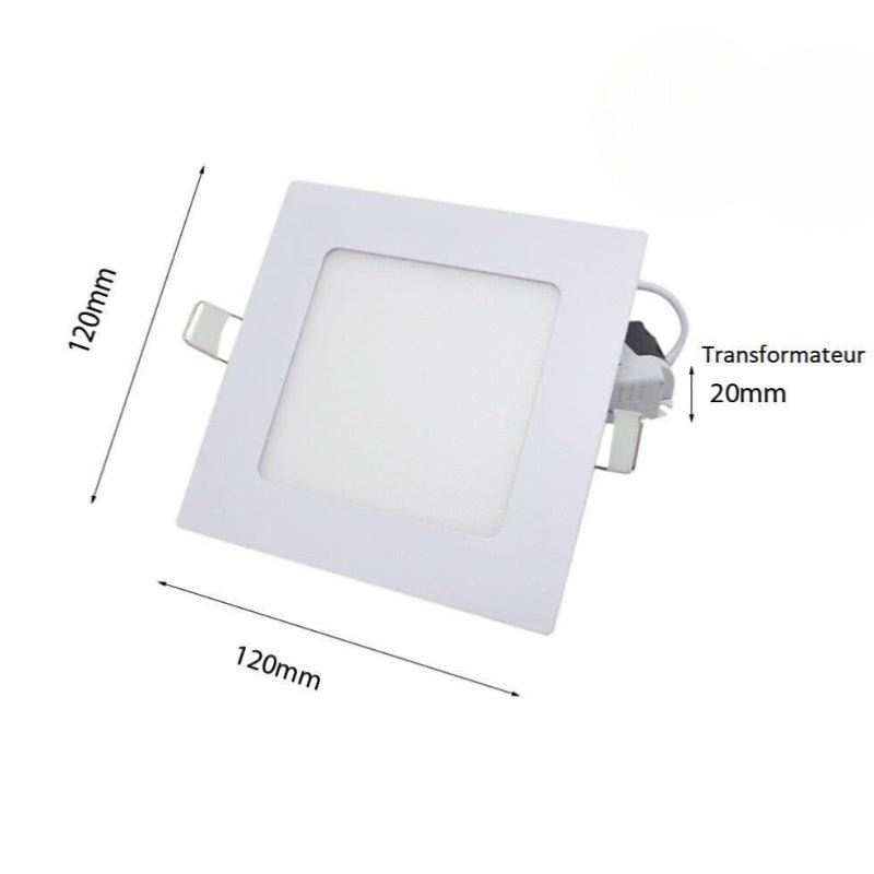 Spot LED Encastrable Carré BLANC 6W CCT - Silamp France