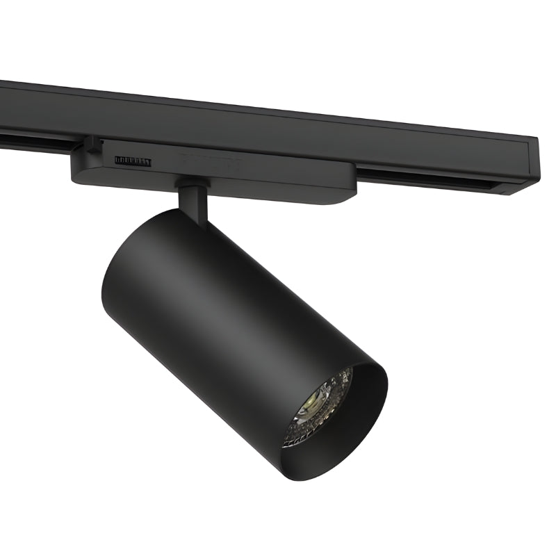 Spot LED sur Rail COB Triphasé 20W 36° Noir - Garantie 5 ans - Silamp France