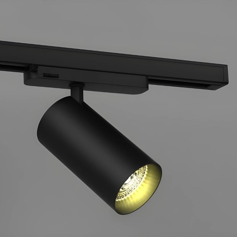 Spot LED sur Rail COB Triphasé 20W 36° Noir - Garantie 5 ans - Silamp France