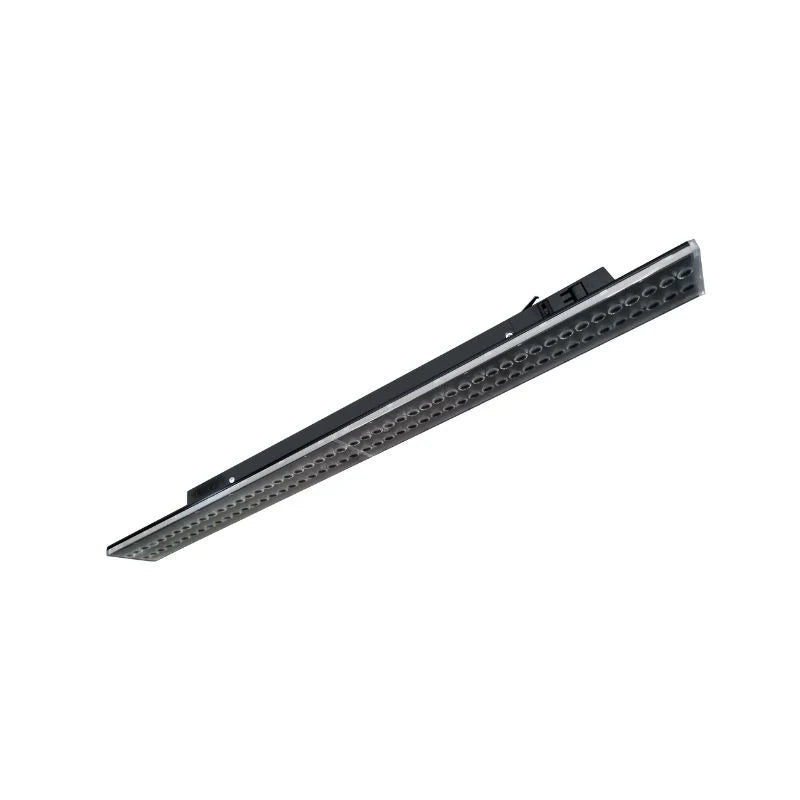 Spot Linéaire LED sur Rail Monophasé 150cm Noir - Puissance Ajustable - Silamp France