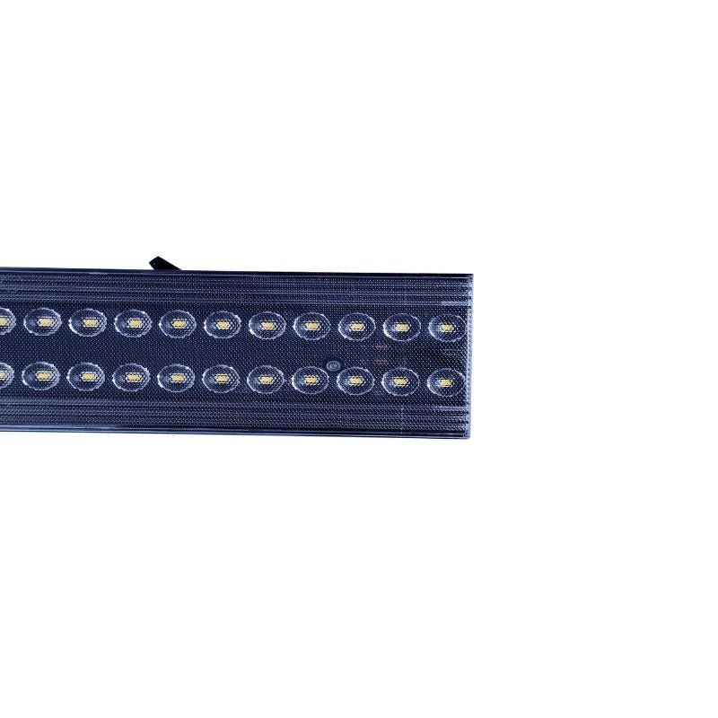 Spot Linéaire LED sur Rail Monophasé 150cm Noir - Puissance Ajustable - Silamp France