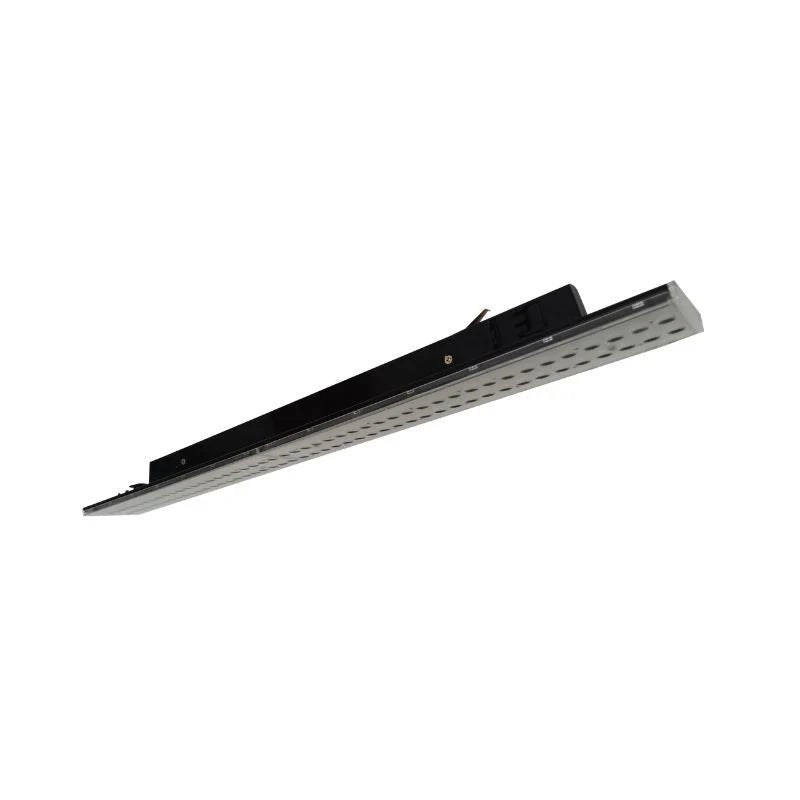 Spot Linéaire LED sur Rail Triphasé 150cm Noir - Puissance Ajustable - Silamp France