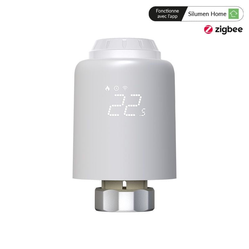 Tête Thermostatique Connectée ZigBee Universelle (Lot de 4) - Silamp France