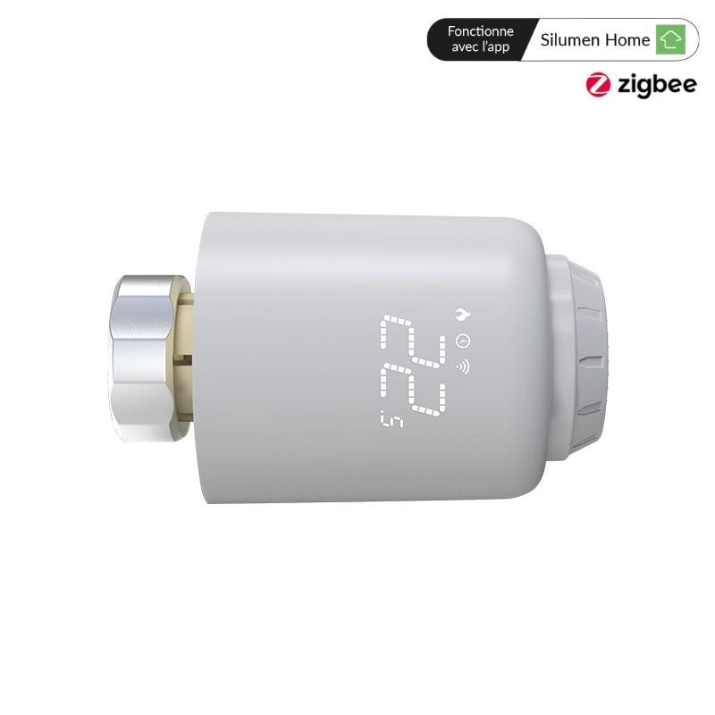 Tête Thermostatique Connectée ZigBee Universelle (Lot de 4) - Silamp France