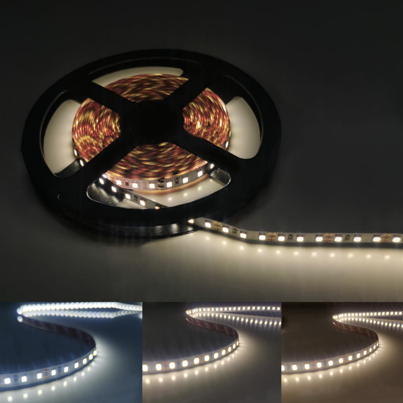 Bande lumineuse LED étanche avec prise UE, ruban LED, lampe d
