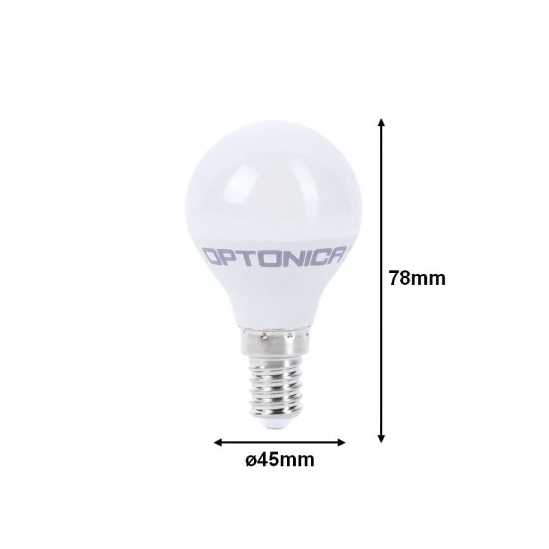 Ampoule LED E27 G45 boule 5.5W Rendu 40W 470 Lumens