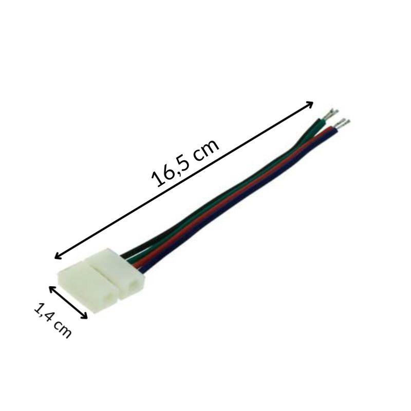 Connecteur pour Ruban LED 14mmx16mm RGB