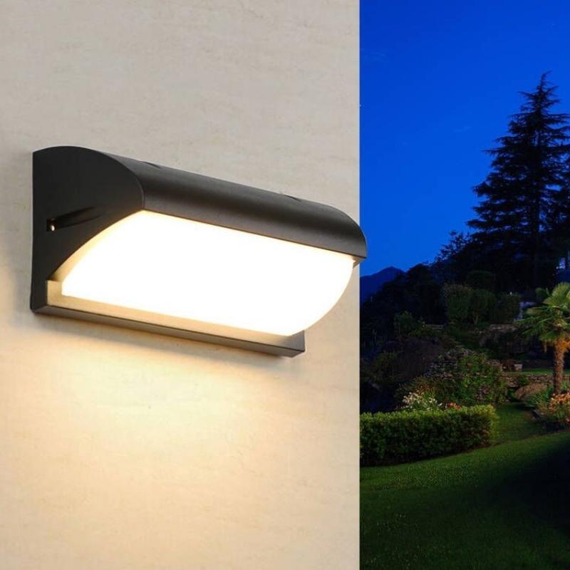 Luminaire LED d'Extérieur Moderne et Créatif pour Terrasse, Applique Murale  Imperméable, Idéal pour Balcon ou