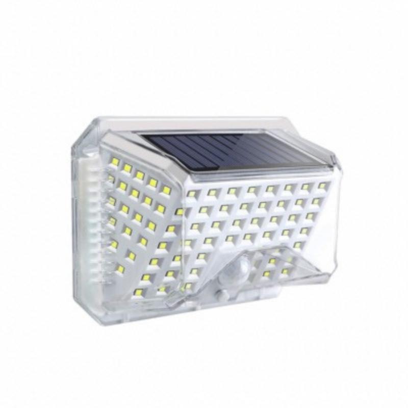 Lampe Solaire Exterieur Detecteur De Mouvement 140 LED, Spot Solaire  Exterieur A