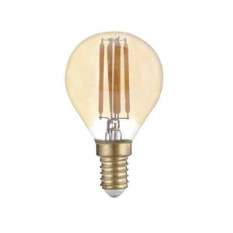 Ampoule Filament LED déco Vintage Ovale, culot E27, conso. 4W, 180 lumens,  Blanc chaud