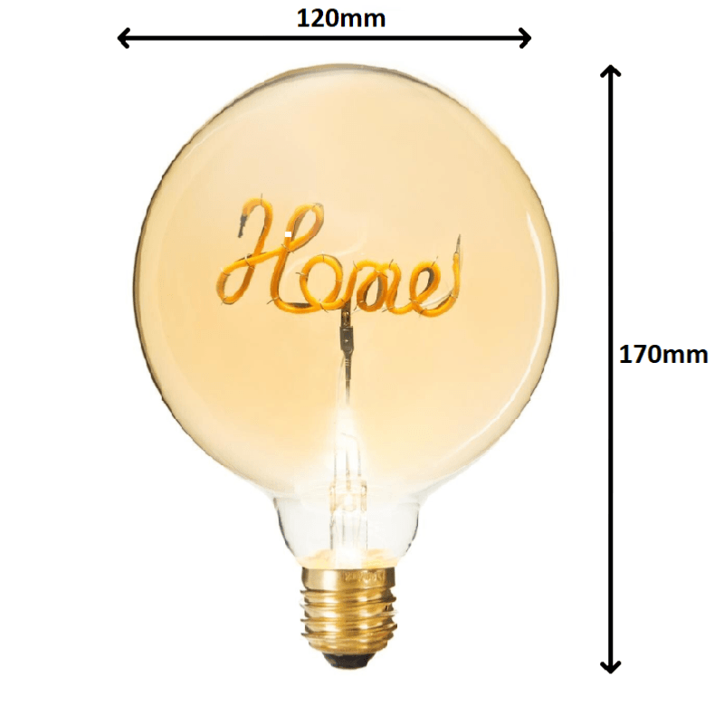 Ampoule LED E27 Filament 2W Globe 