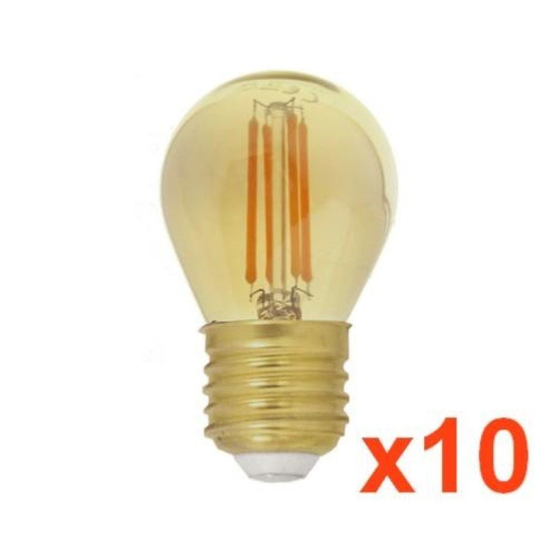 Ampoule LED E27 Filament Dimmable 4W G45 Classique (Pack de 10) - Silamp France