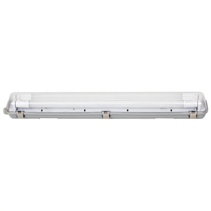 Kit de Réglette LED étanche Double pour Tubes T8 150cm IP65 (2 Tubes Néon LED  150cm T8 24W inclus) - Blanc Chaud 2300K - 3500K : : Luminaires et  Éclairage