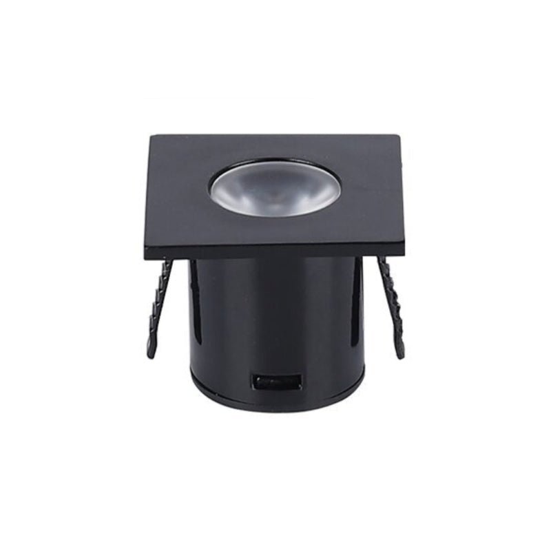 LED ENCASTRABLE - MINI SPOT LED - ROUGE - 24V - 5 PIECES - NOIR - Class  Design