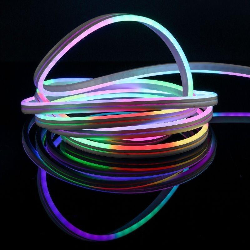 1m - Bande lumineuse LED en néon, Flexible, éclairage miroir pour