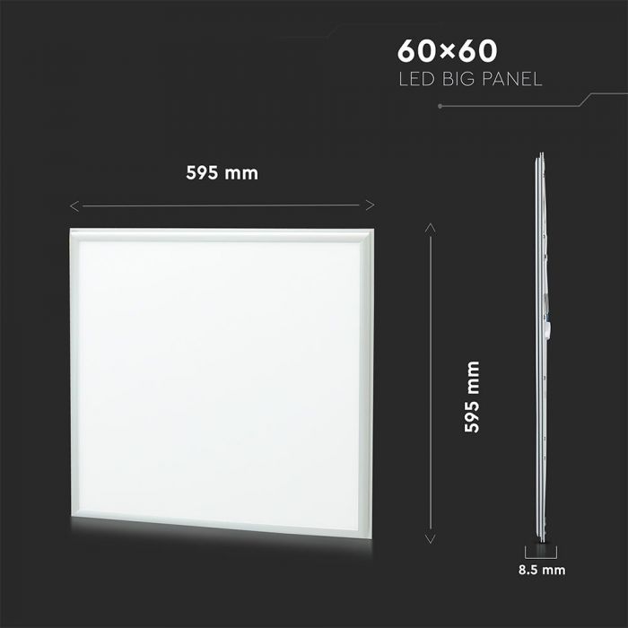 Panneau LED 60x60 Slim 48W BLANC (Pack de 3) - Silamp France