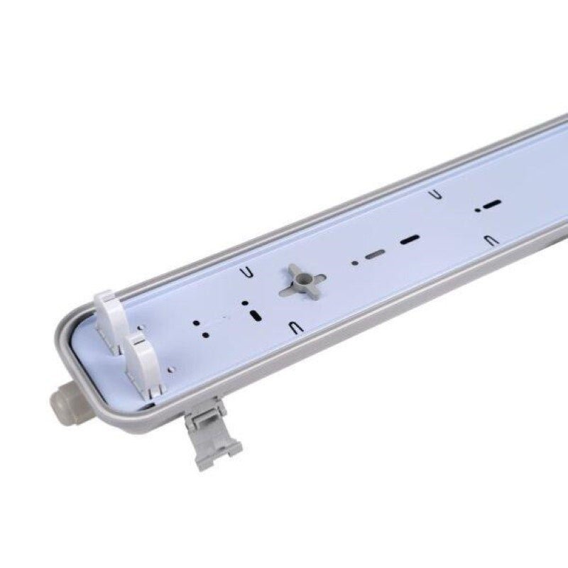 Réglette LED étanche pour Tube LED T8 120cm IP65 (boîtier vide) - SILAMP