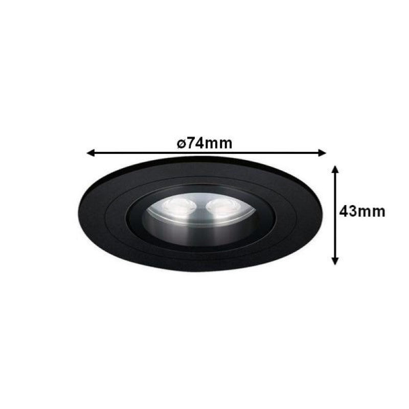 Mini Spot LED 12V 0,6W 18mm encastrable - Équipement caravaning