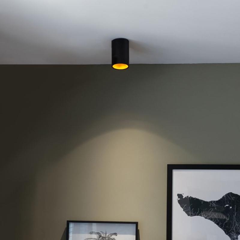 Plafonnier spot en saillie LED orientable Kiva Ø 7,5cm
